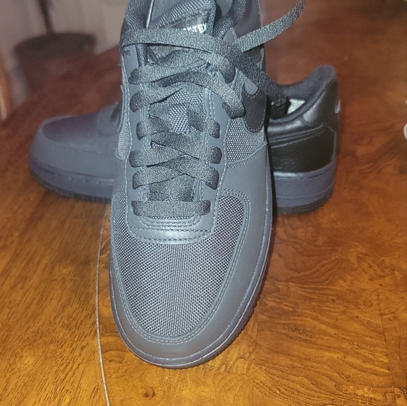 Nike Air Force 1 Gore-Tex All Black Anthracite Leather/Fabric CT2858-001 - Picture 5 of 15